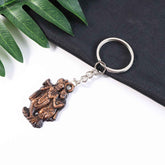 Radha Krishna Metal Keychain – Durable Spiritual Key Holder