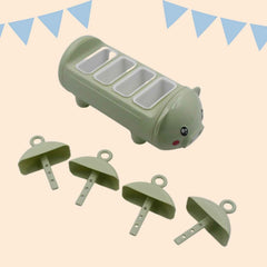 Pig Shape Ice Mold – 4-Cup BPA-Free Tray for Kulfi | Indo Glow