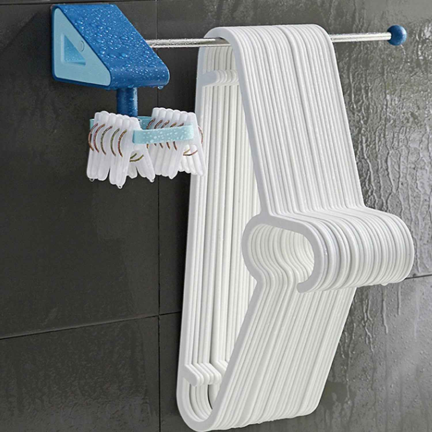 Self-Adhesive Kitchen Utensil Holder – No-Drill Hooks | CookAura