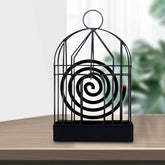 Mosquito Coil Holder – Decorative Vintage Iron Birdcage | FlyTamer