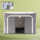 Foldable Storage Bag – 66L Steel Frame Clothes Organizer | Organivo