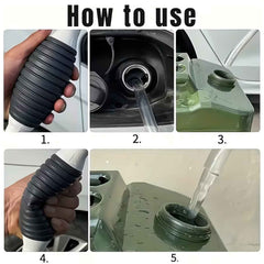 Manual Liquid Transfer Pump – Portable, Spill-Free Fuel & Water Pump