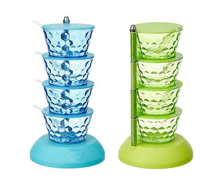 Rotating Pickle Rack – 4-in-1 Multipurpose Kitchen Storage | CookAura
