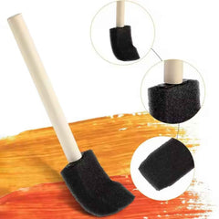 Sponge Paint Brushes – 5-Piece Set with Wooden Handles | PaintEdge
