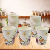 Disposable Paper Cups – Mixed Design 24 Pcs | Papezo