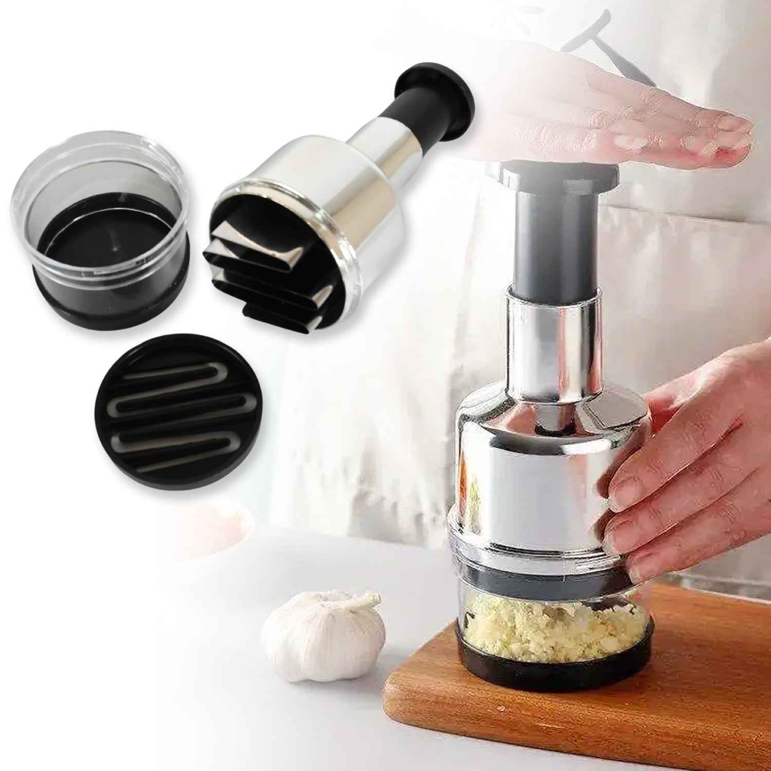 Vegetable Chopper – Stainless Steel & Easy Prep for Kitchen | CookAura