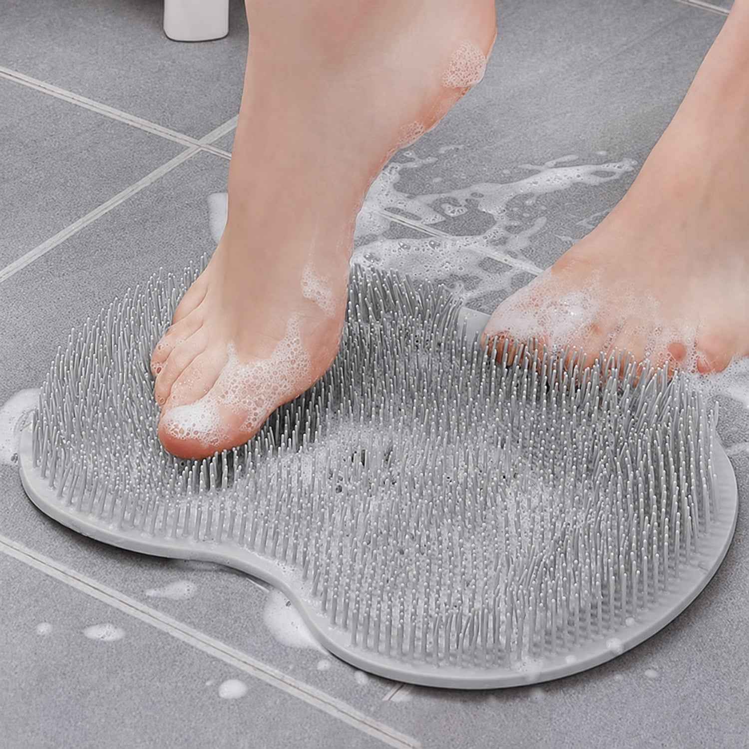 Silicone Foot Scrubber Mat Ð Soft Bristles for Easy Foot Care