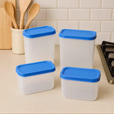 Plastic Airtight Storage Containers – 4-Pc Kitchen Set