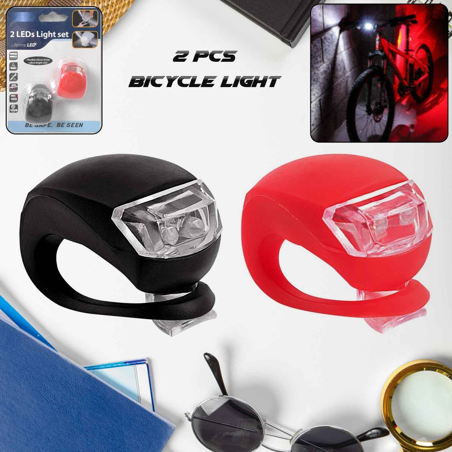 Bike Light Set – Waterproof LED Cycle Lights | RaceVault