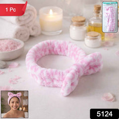 Soft Plush Spa Headband – Comfortable Stretchable Hair Band