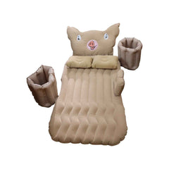 Car Air Mattress Bed Set Ð Cute Pig Design & Portable Comfort