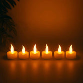 LED Flameless Candle Set – 6 Piece Warm Flickering Lights