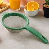 Large Kitchen Strainer – Fine Stainless-Steel Mesh with Easy-Grip