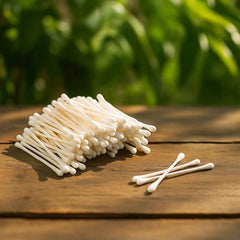 Cotton Swabs Paper Stick – Soft Dual Tips for Grooming & First-Aid