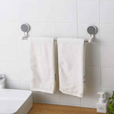 Self-Adhesive Towel Rod – Rust-Resistant Punch-Free Mount