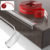 Soft adhesive edge protector strip for furniture corners
