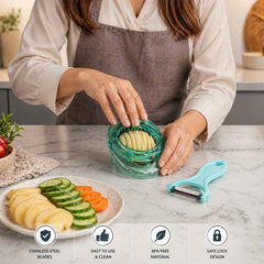 Vegetable Cutter & Slicer Set Ð Quick & Precise Kitchen Tool