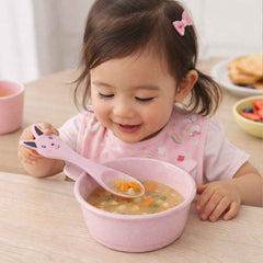 Kids Feeding Bowl with Spoon – Safe & Lightweight 240ML Set