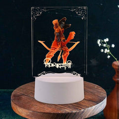 Lord Shree Ram 3D LED Night Lamp with Soft White Light