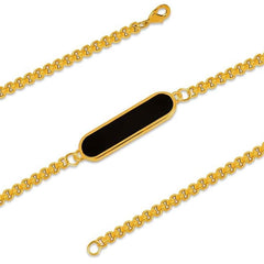 Customized Golden Bracelet – Personalized Gift for Men | Bracelet Bar