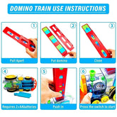 Domino Train Set – 60-Piece Automatic Block Laying Toy | Little Blocks