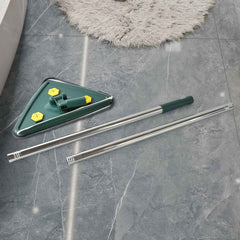 Triangle Mop – 360° Rotating Extendable Cleaner | Velvet Wipe
