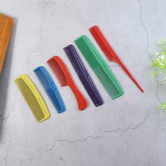 Hair Comb Set – 6-Piece Assorted Styling & Detangling Combs