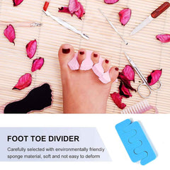 Toe Separators Sponge – Comfortable Toe Spacers for Pedicure | Velvet Wellness