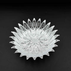 Silver Finish Serving Tray – Decorative Mukhwas & Dry Fruit Platter | Indo Glow