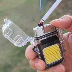 Electric Lighter Flashlight – USB Rechargeable 3-Mode COB | Indo Glow