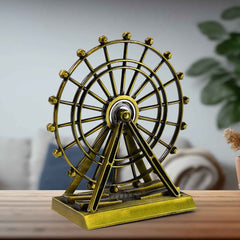 Metal Desktop Wheel Tower – Durable & Elegant Table Ornament