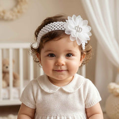 Baby Hair Headband Ð Soft Elastic Floral Crown Accessory