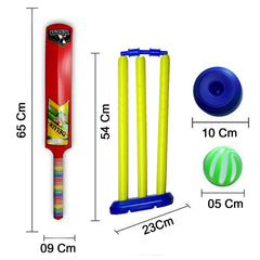 Plastic Cricket Set – Complete Kit for Kids | Colorful Creations