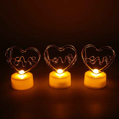Romantic Heart Love Table Decor – Elegant Rose Gift Set