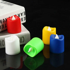 LED Tealight Candles – 10 Pcs Battery Operated | Indo Glow