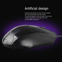 Wired Optical Mouse – Ergonomic, 1000 DPI for Laptop | Compshop