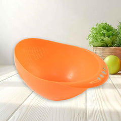 Rice Washing Bowl – Durable Plastic Vegetable Strainer | Tidy Table