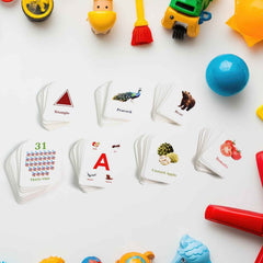 Early Learner Flashcard Set – 224 Durable Educational Cards