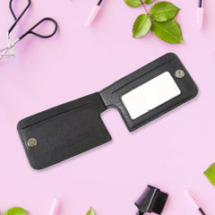 Adhesive phone card holder used as a convenient kickstand for hands-free viewing on a mobile phone.