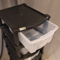 6-Layer Plastic Drawer Storage Cabinet – Transparent & Modular
