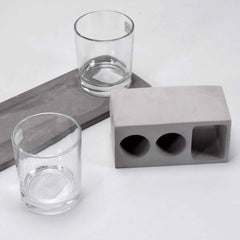 Wine Glass Holder Set – Elegant Marble & Lead-Free Glasses | Indo Glow
