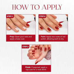 Red Matte Nail Polish – Quick Dry & Long-Lasting Finish