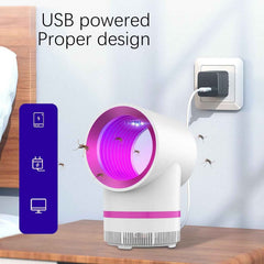 USB Electric Mosquito Killer Lamp – Silent, Baby-Safe Trap