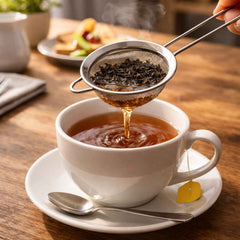 Tea Strainer – Stainless Steel 3-Piece Set with Fine Mesh