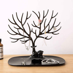 Deer Shaped Jewellery Holder – Elegant Antler Tree Organizer