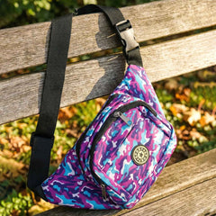 Camouflage Waist Bag – Adjustable Belt for Travel Sports