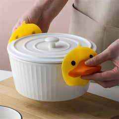 Duck Silicone Hot Pot Holders – Heat Resistant & Non-Slip Grip
