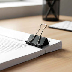 Heavy-Duty Binder Clips – Strong 19 mm Metal, 40 Pc Set