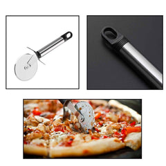 Stainless Steel Pizza Cutter – Sharp Wheel Slicer | Quickslice
