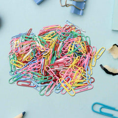 Multicolor Paper Clips – Approx 230 Durable Color-Coated Set